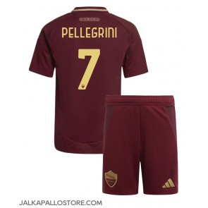 AS Roma Lorenzo Pellegrini #7 Kotipaita Lapsille 2024-25 Lyhythihainen (+ shortsit)